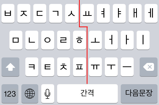 Iphoneキーボードの韓国語設定との打ち方 トンペンブログ 東方神起の部屋